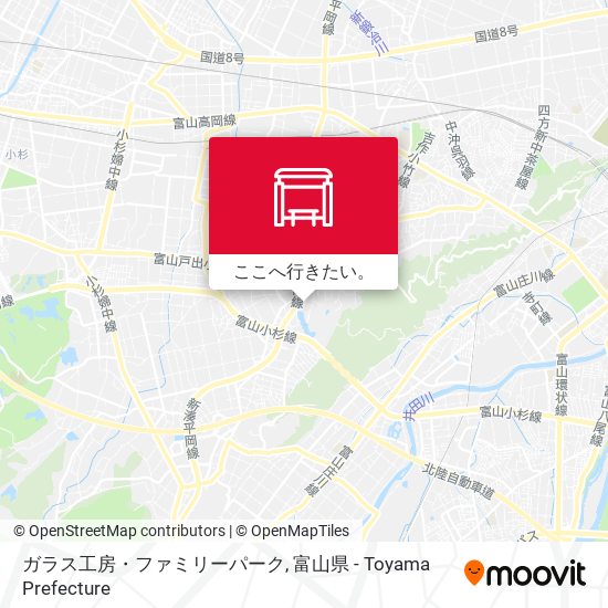 ガラス工房・ファミリーパーク地図