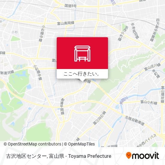古沢地区センター地図