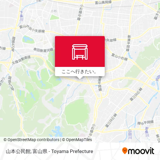 山本公民館地図