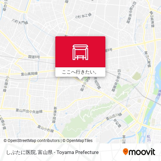 しぶたに医院地図