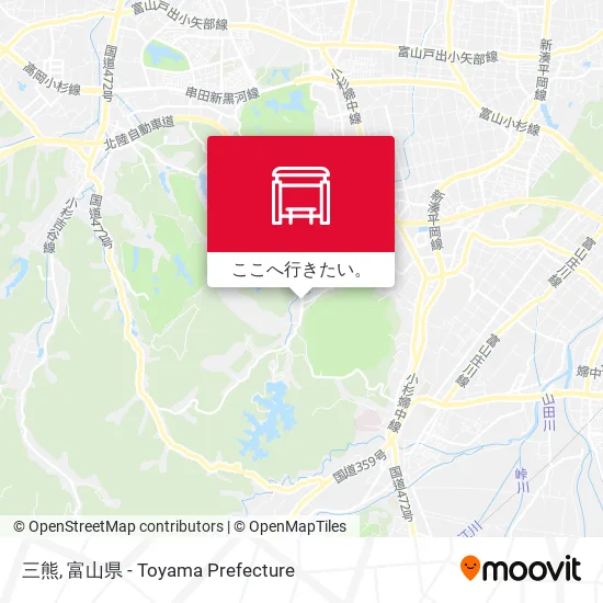 三熊地図
