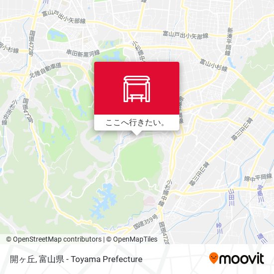 開ヶ丘地図