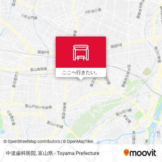 中道歯科医院地図