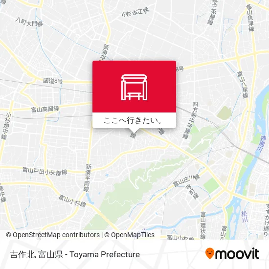 吉作北地図