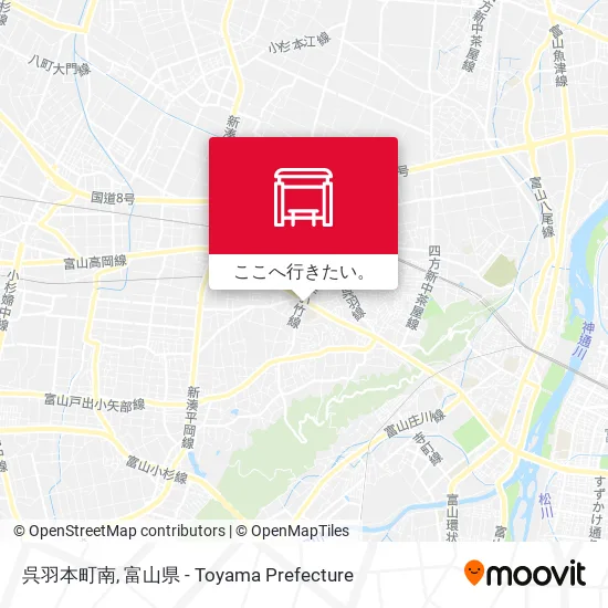 呉羽本町南地図