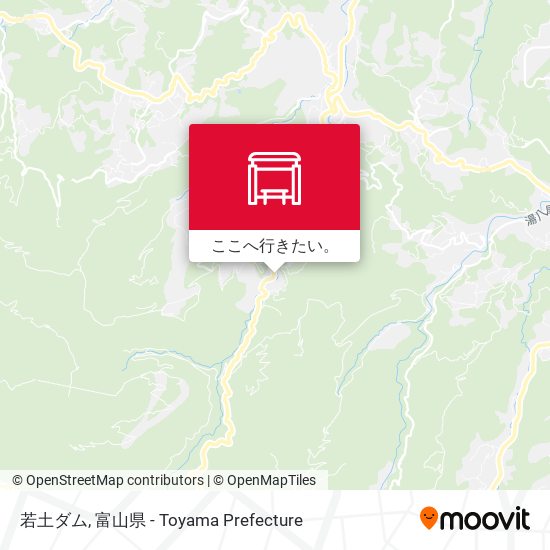 若土ダム地図