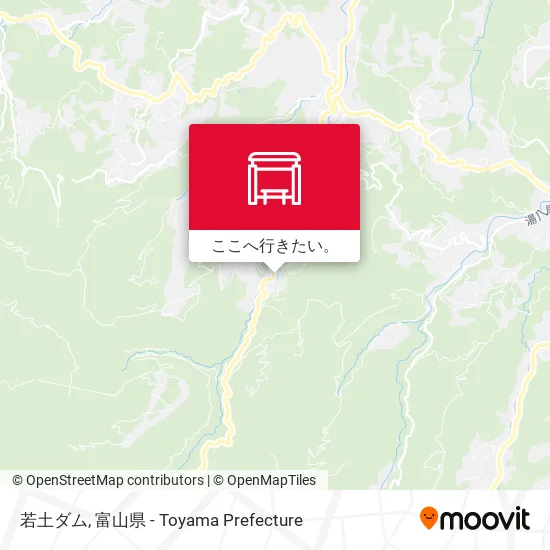 若土ダム地図