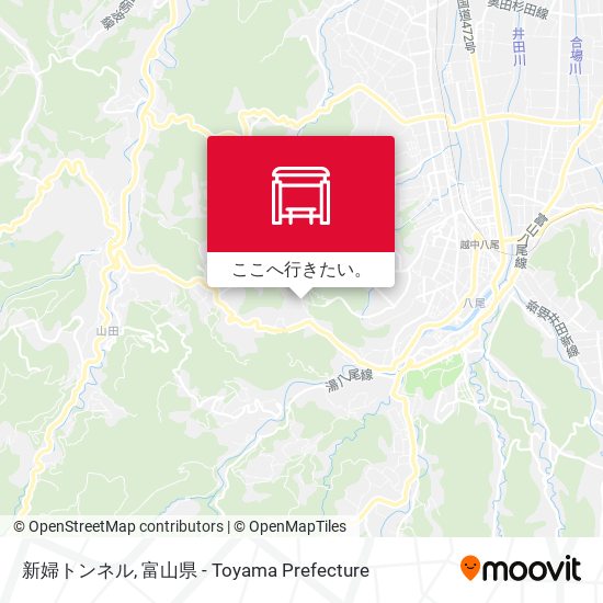 新婦トンネル地図