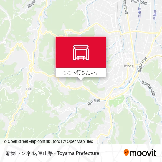 新婦トンネル地図