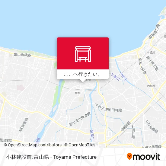 小林建設前地図