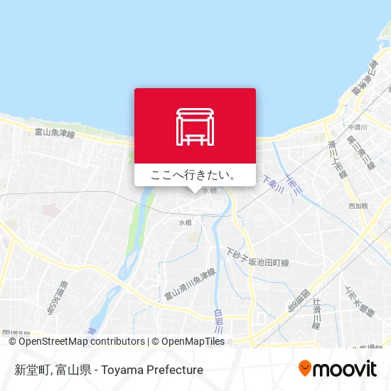 新堂町地図