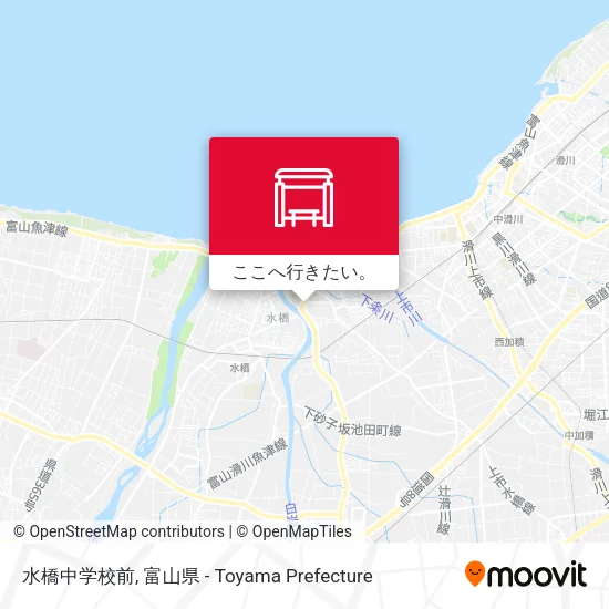 水橋中学校前地図