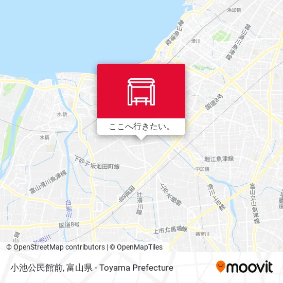 小池公民館前地図