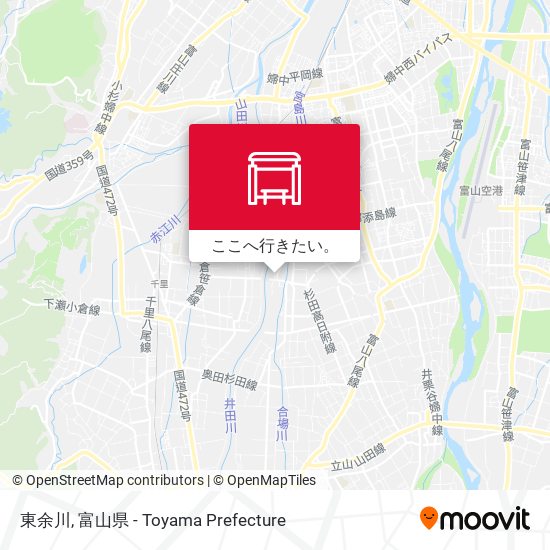 東余川地図