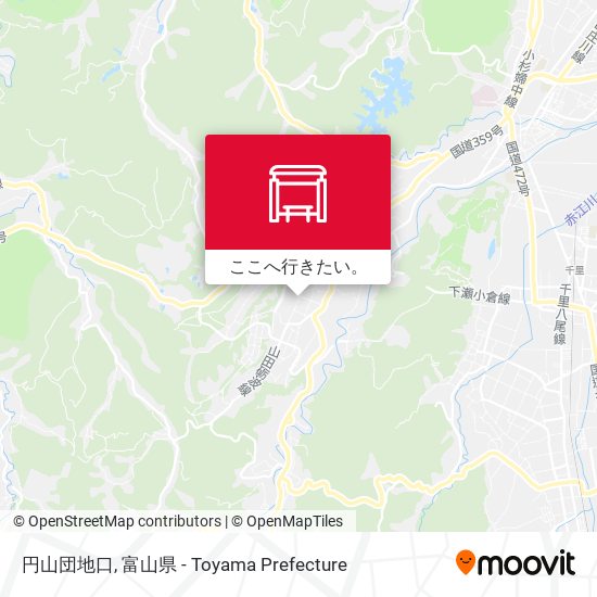 円山団地口地図