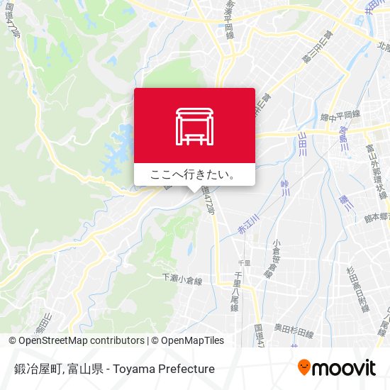 鍛冶屋町地図