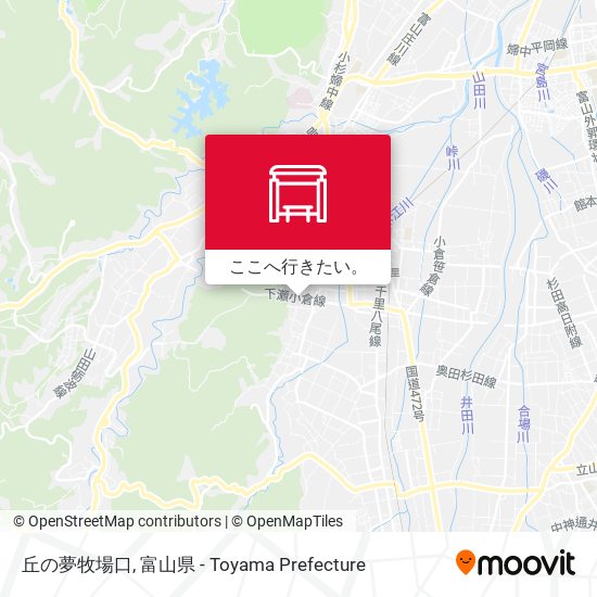 丘の夢牧場口地図