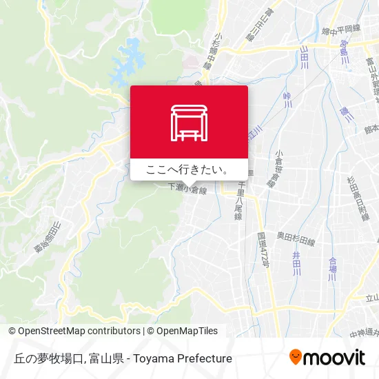 丘の夢牧場口地図