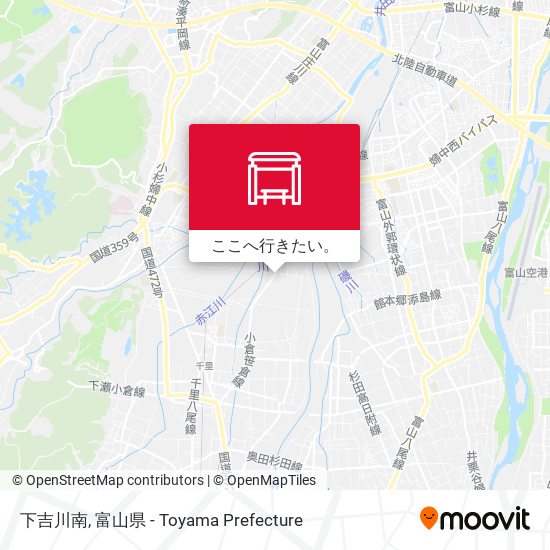 下吉川南地図