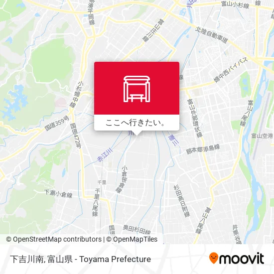下吉川南地図
