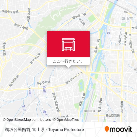 鵜坂公民館前地図