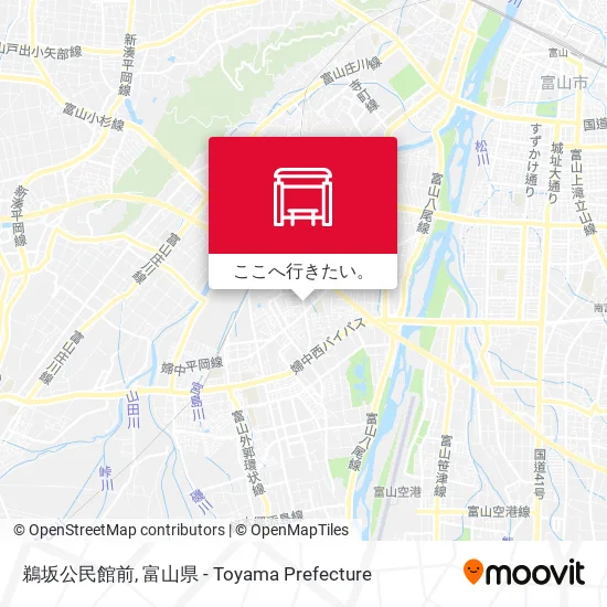 鵜坂公民館前地図