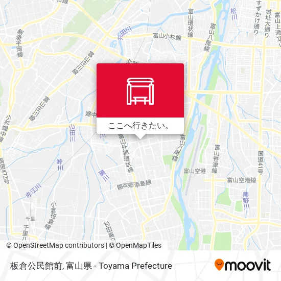 板倉公民館前地図