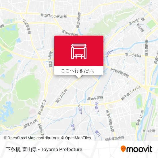 下条橋地図