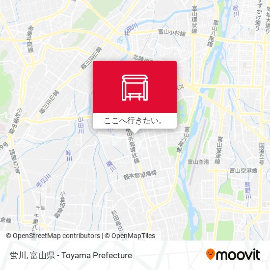 蛍川地図