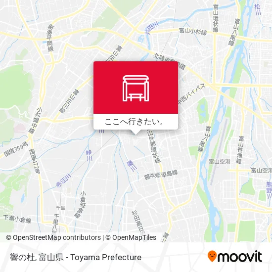 響の杜地図