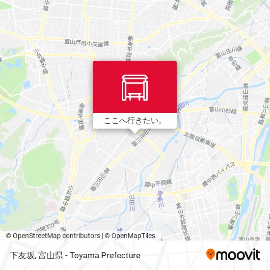 下友坂地図