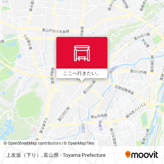 上友坂（下り）地図