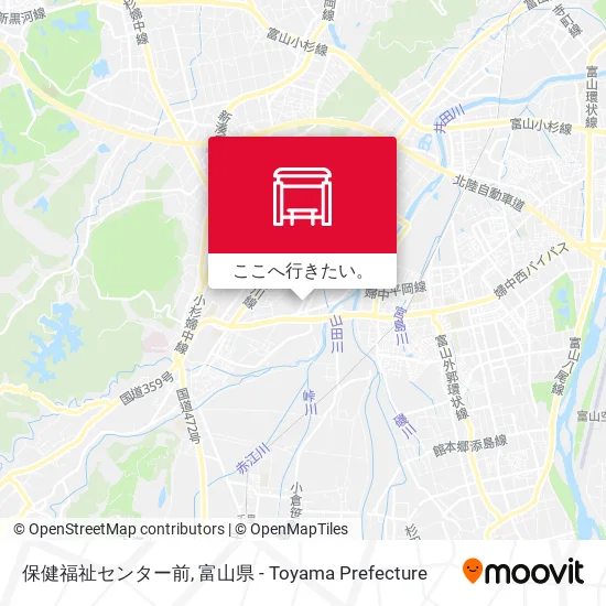 保健福祉センター前地図