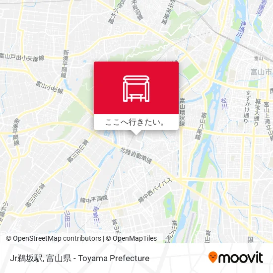 Jr鵜坂駅地図