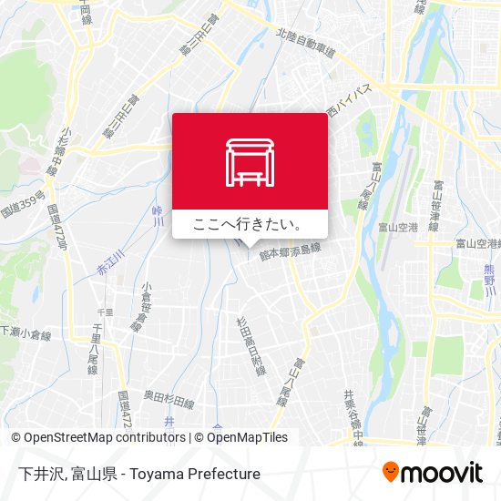 下井沢地図