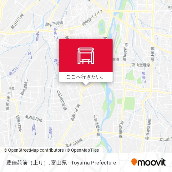 豊佳苑前（上り）地図
