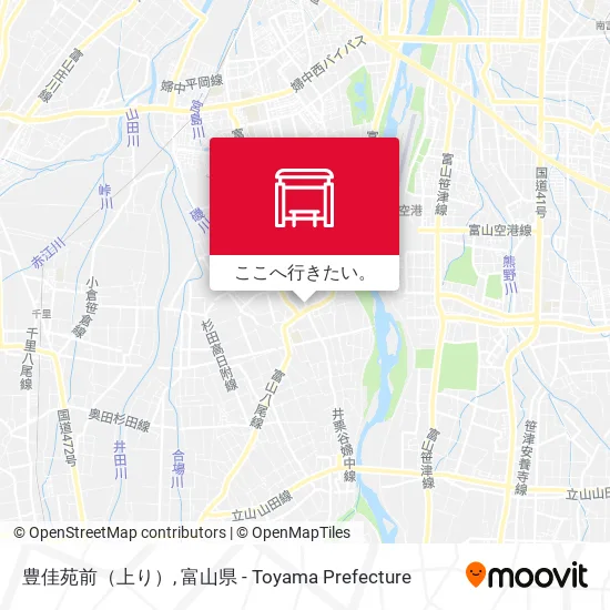 豊佳苑前（上り）地図