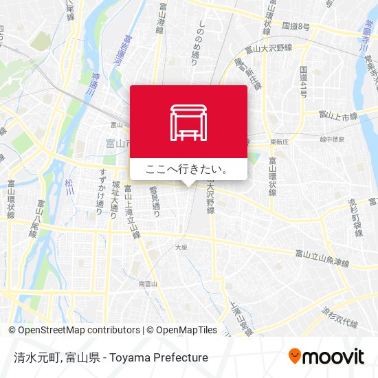 清水元町地図