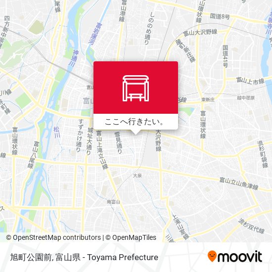 旭町公園前地図