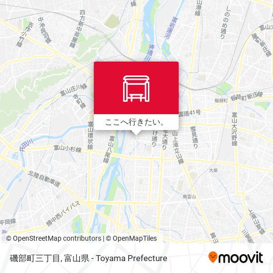 磯部町三丁目地図