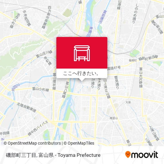 磯部町三丁目地図