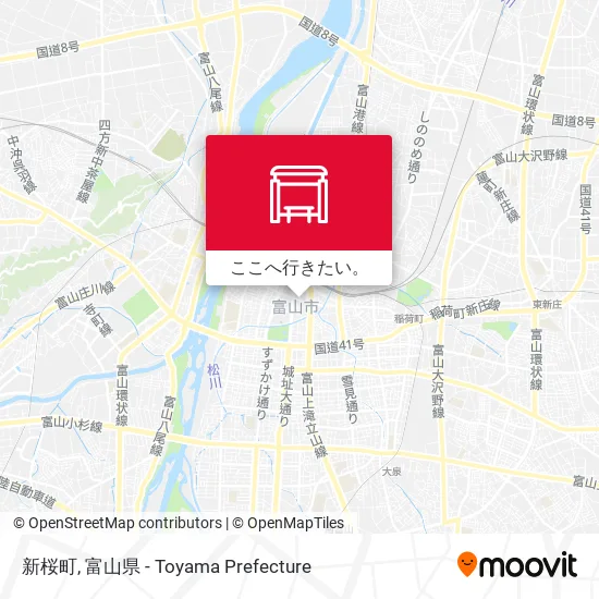 新桜町地図