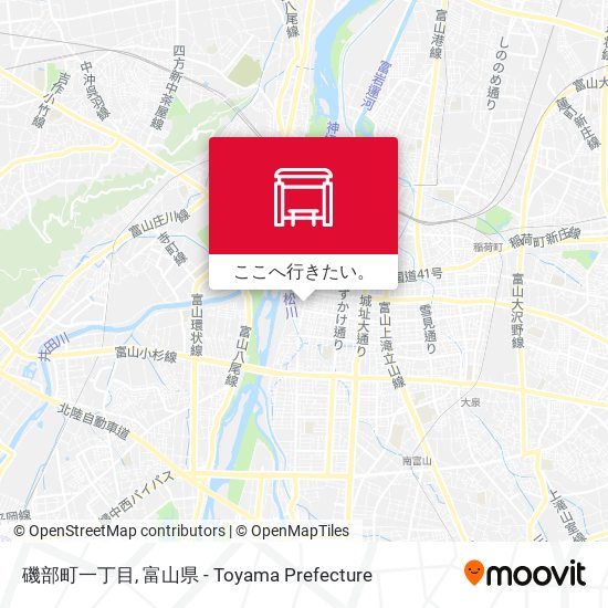 磯部町一丁目地図