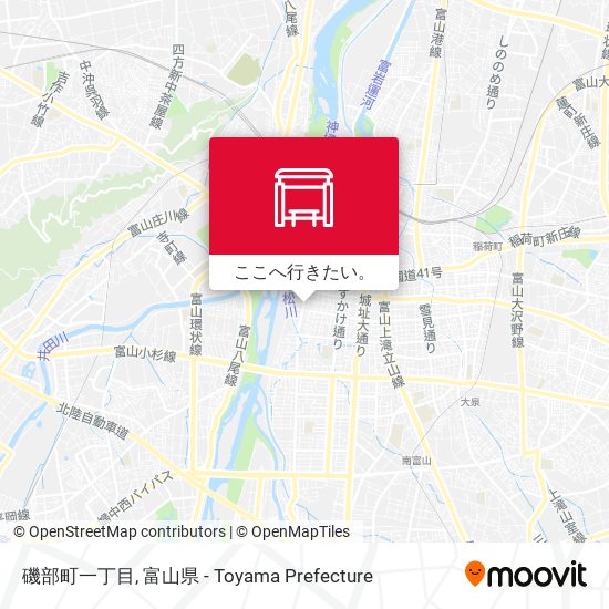 磯部町一丁目地図