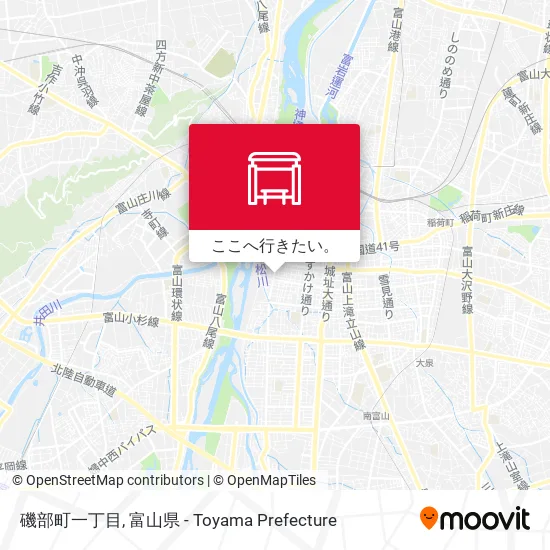 磯部町一丁目地図