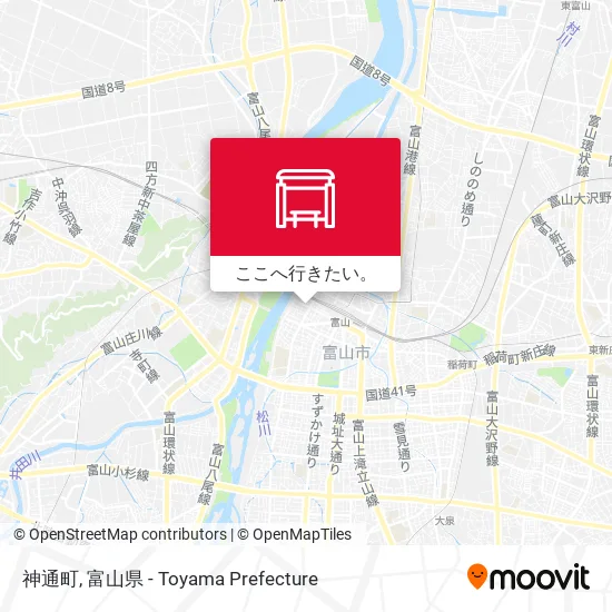 神通町地図