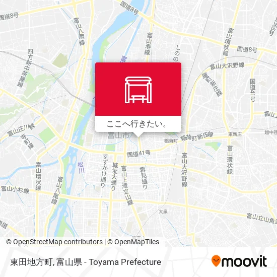 東田地方町地図