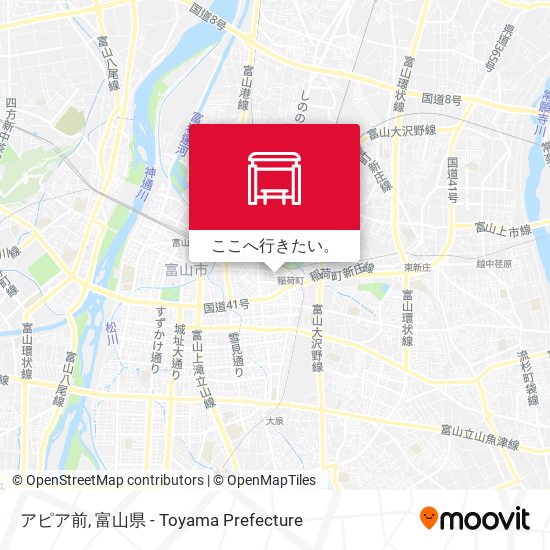 アピア前地図