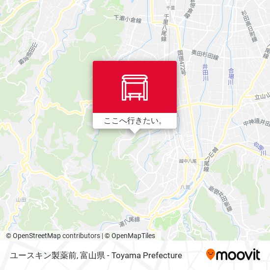ユースキン製薬前地図