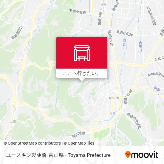 ユースキン製薬前地図